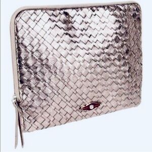 Elliott Lucca Pyrite Small Tablet Sleeve Champagne Color